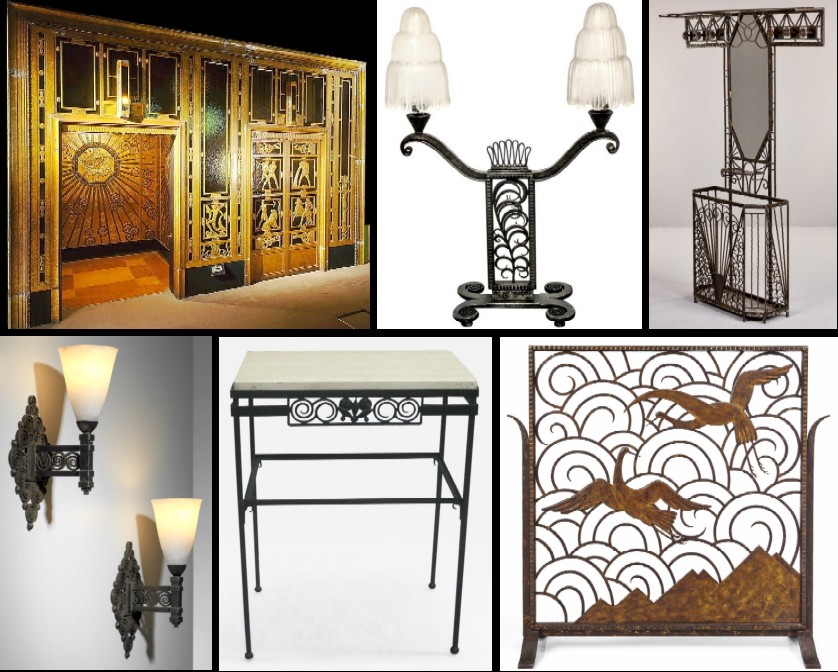 Edgar Brandt Wrought Iron Designs